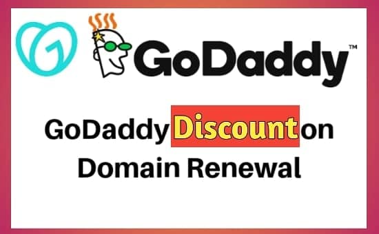 GoDaddy Discount on Domain Renewal